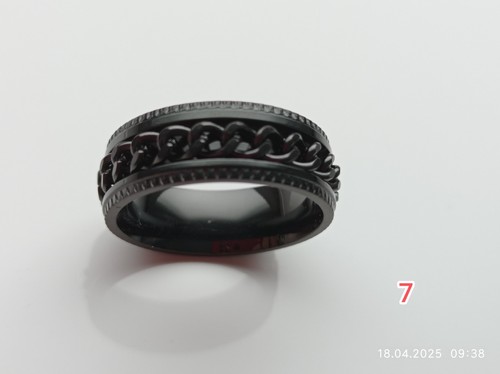Stahl ring bandring breiter - stahl,