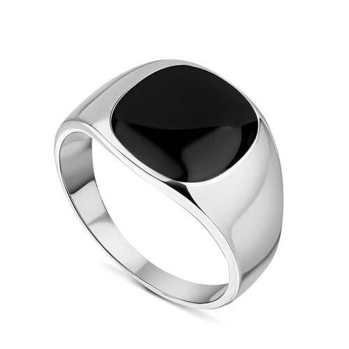 Ring herren silber onyx - herren,