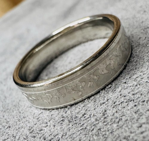 Ring edelstahl flammen - edelstahl,