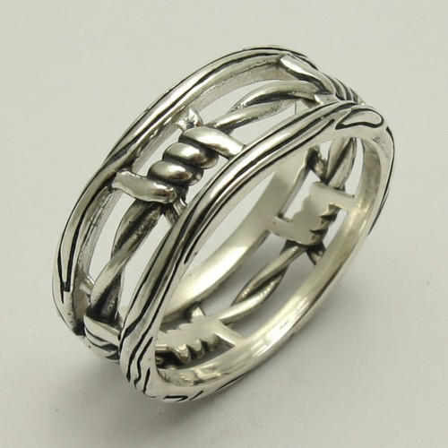 Silberring 925 handgefertigt - 925,