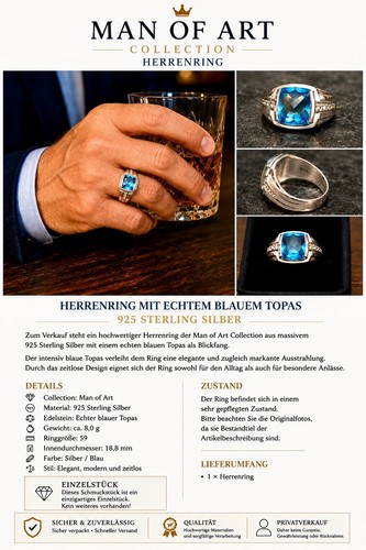 Herrenring 925 sterling silber - herrenring,