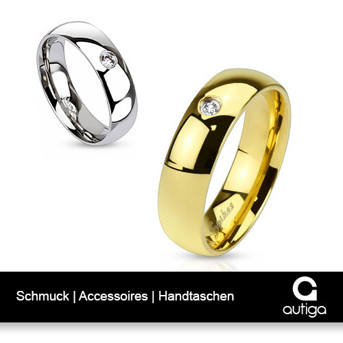 Herren damen ring edelstahl - herren,