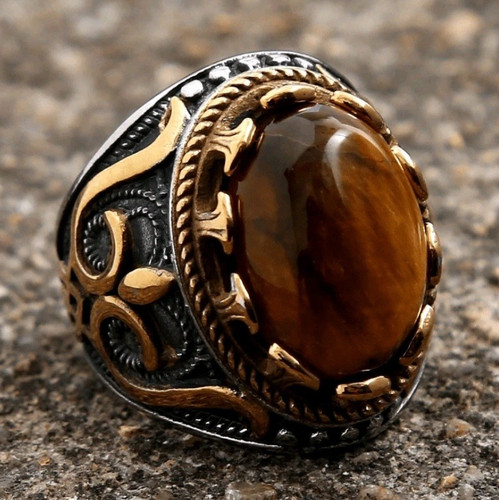 Herren ring edelstahl - herren,