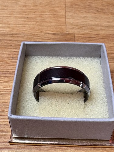 Herrenring schwarz mit - -,