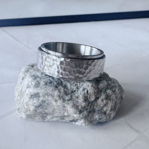 Herren ring edelstahl - herren,