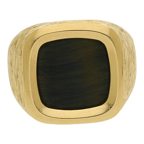 Herrenring 750 k gold - 18,