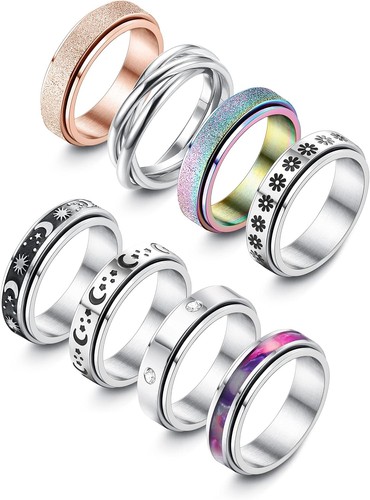 Fidget ring set - fidget, 8