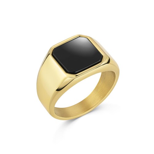 Herren ring gold vergoldet - herren,