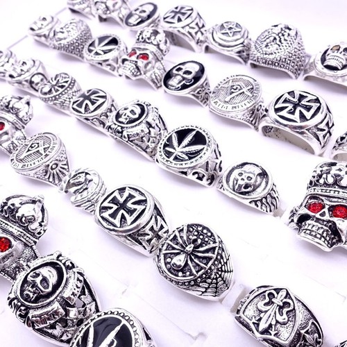 Neu 20stk herren ringe silber - 20stk.,