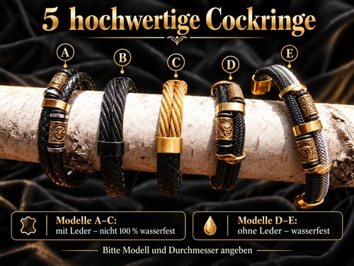 Cockring edlem design - in,