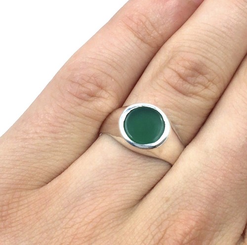 925 silber ring - 925, grüner