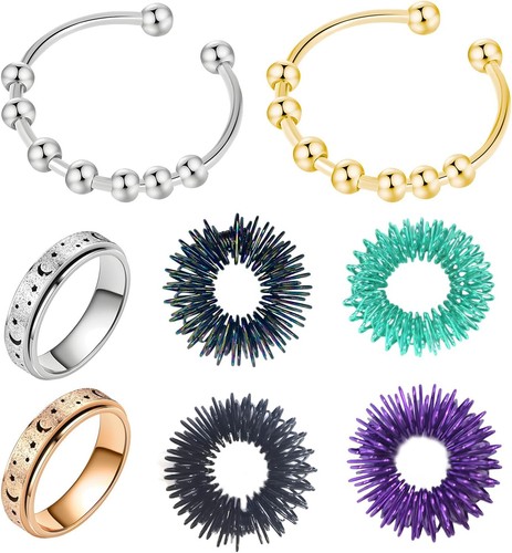 Teiliges fidget ring - 8-teiliges,