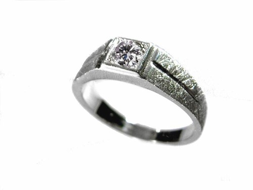Herrenring silber 925 solitär - herrenring,