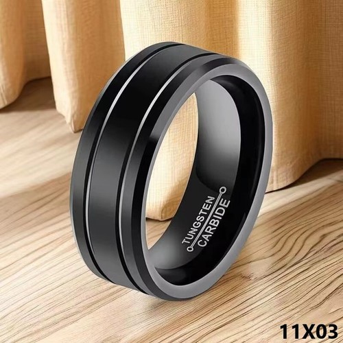 Ring edelstahl schwarz - edelstahl,