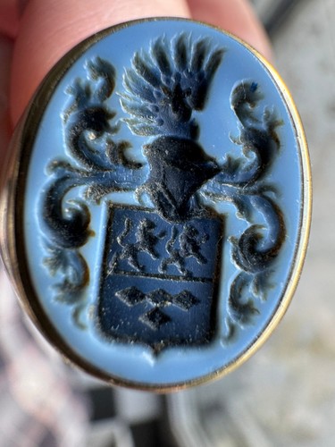 Antiker siegelring 585 - 585, gold