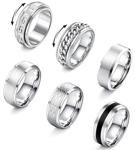 Herren ringe edelstahl vintage - ringe,