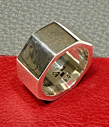 925er silber herrenring - silber,
