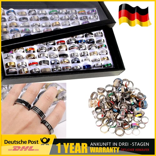 100 stück mix ring damen - mix,