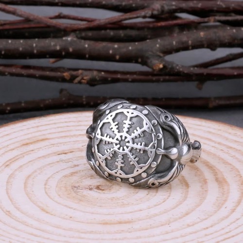 Vegvisir wikinger ring - wikinger,