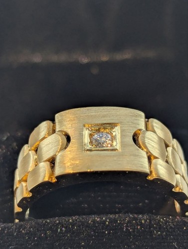 750 gold herrenring mit - 750,