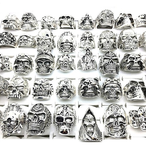Neu 30stk herrenringe silber - neu, 30stk.