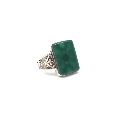 925 silber ring grüner - 925,